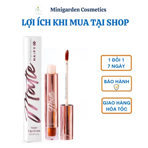 Son Hapy siêu lì lâu trôi 3.5ml- Phiên bản son Roses mẫu mới 1