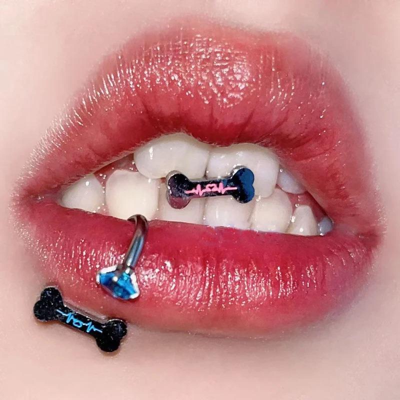 TINDIK BIBIR BERWARNA DAN SEXY UNTUK WANITA Stainless - Shop | Tokopedia