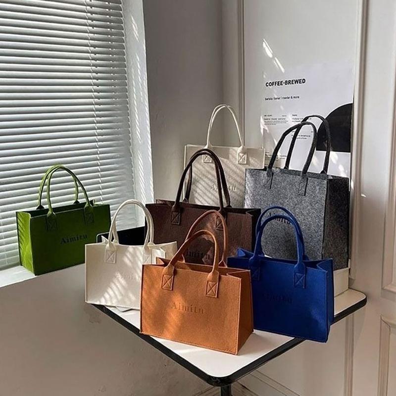 Túi đeo vai nỉ dung tích lớn dành cho phụ nữ, 1 mảnh, túi đeo vai giản dị S/M/L ,  chéo màu rắn, túi Messenger du lịch đơn giản,Túi xách