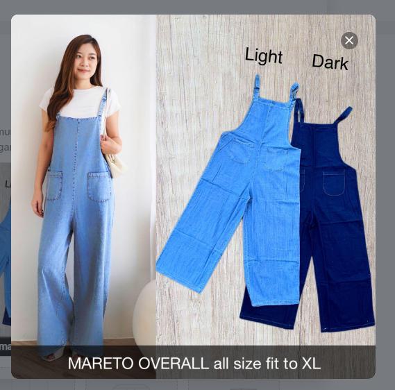 Product Introduction of Sys Clothier Overall Jeans Wanita Mareto-Overall Jeans Panjang Wanita Ukuran Normal II Non Stretch Premium Quality II COD 2