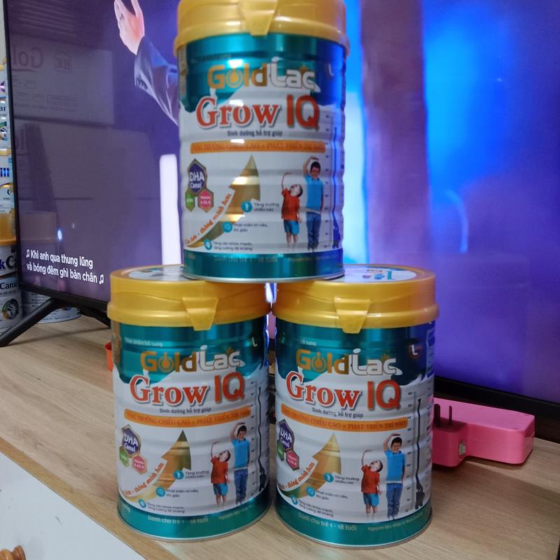 Sữa bột phát triển chiều cao - trí não Goldlac Grow IQ lon 900g 7