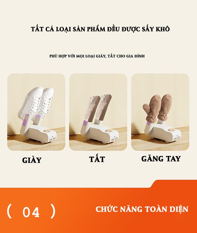 Máy Sấy Giày Thông Minh Gấp Gọn - Thiết Bị Làm Khô Tiện Lợi Cho Mọi Gia Đình 1