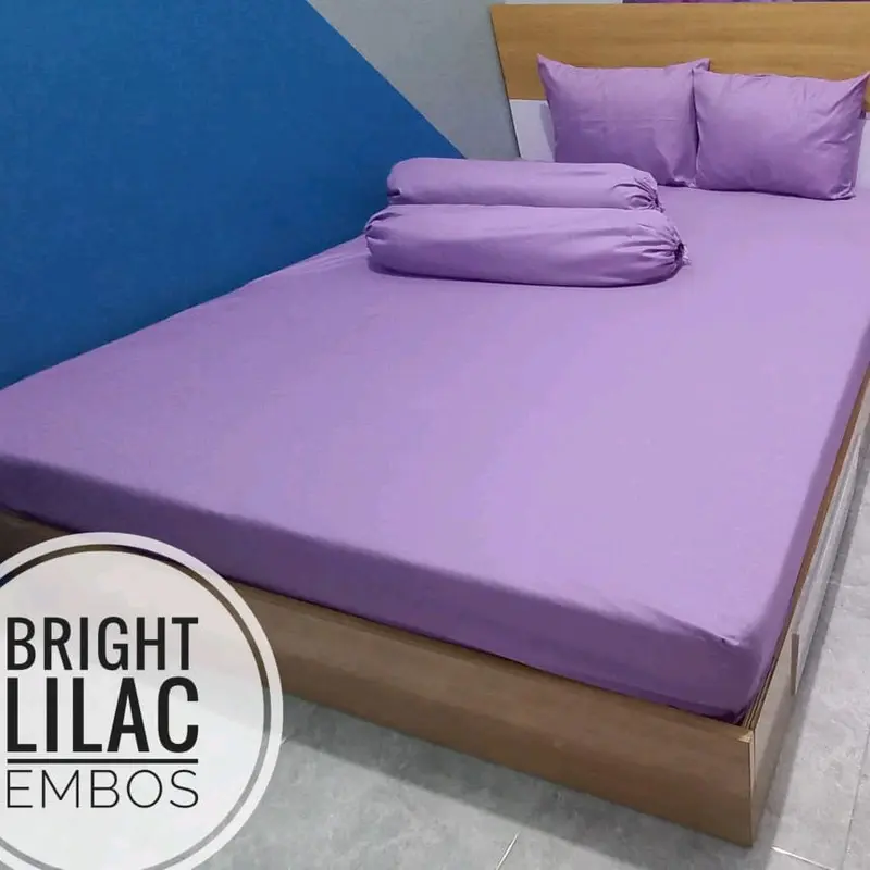 Seprai Polos Embos 180x200 160x200 120x200 Set Sprei sarung Bantal Guling Tali Seprei Aesthetic Katun Adem Karet Sudut Tidak Luntur 6