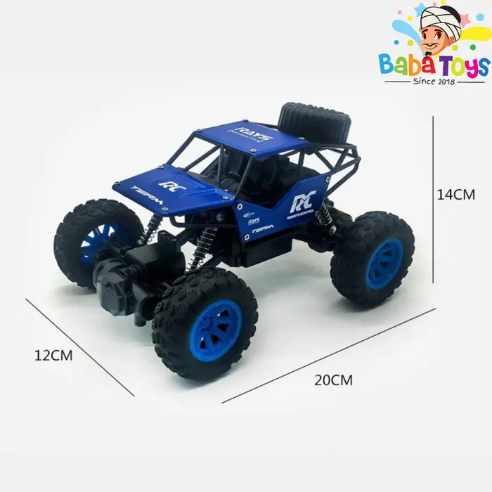 Mainan Mobil Remote Control 1:18 RC Rock Crawler Offroad Alloy 2