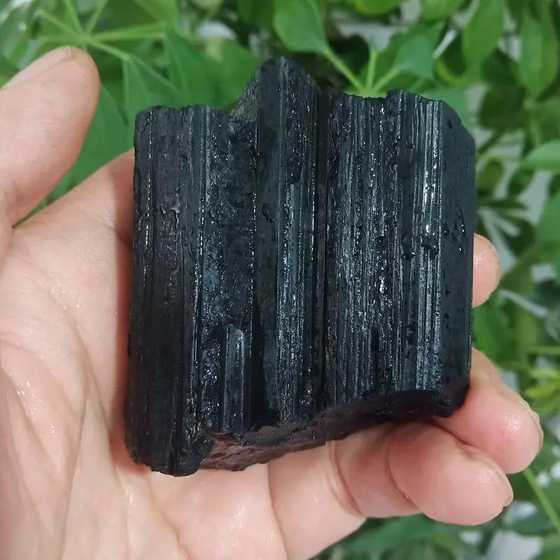 New product A piece High Quality Natural Black Tourmaline Repair Ore Mineral Specimen Healing Crystal Radiation  Energy StoneFashion Jewelry Accessories 2