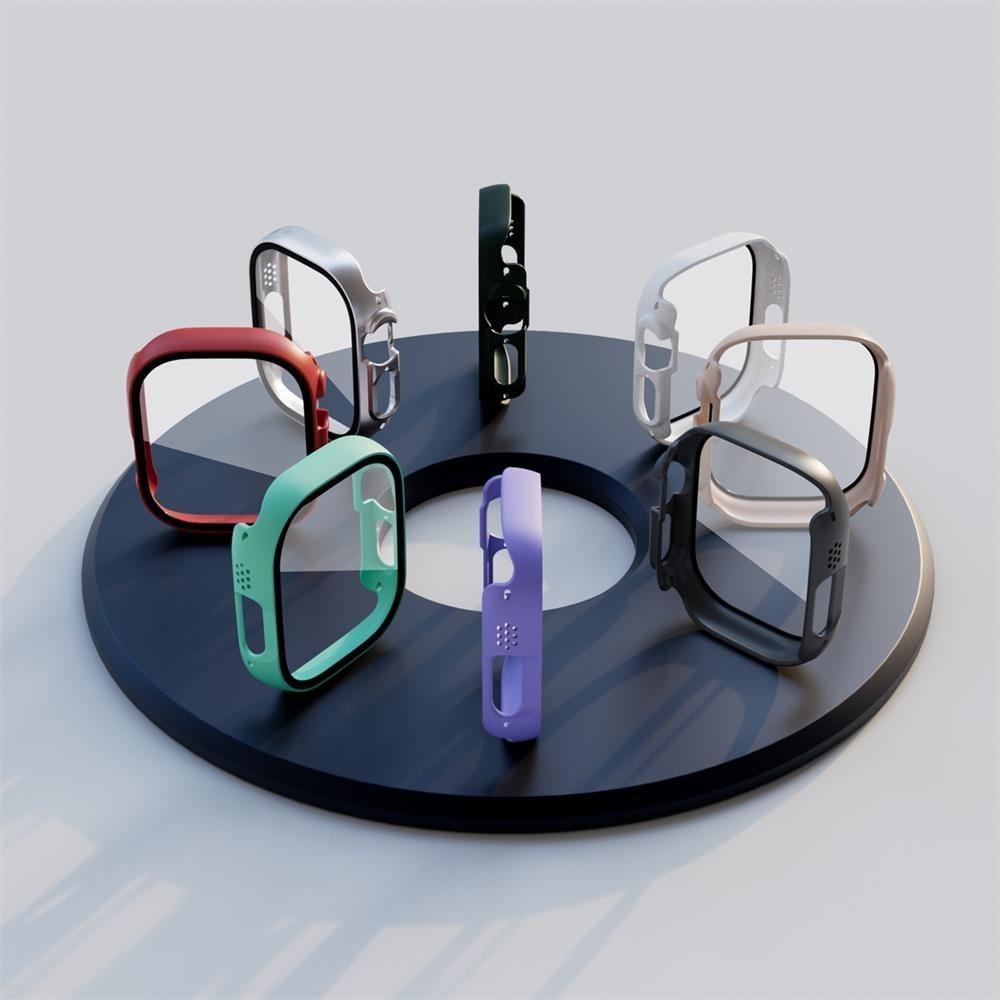 2 in 1 Tempered Glass with PC Case for Apple Watch Ultra 3/2/1 49mm 46mm 42mm 40mm 41mm 44mm 45mm Case for IWatch Series 10 11 1 2 3 4 5 6 7 8 9 SE3/2/1 42 38 mm Smart Watch Matte Model Film Pelindung Cover Screen Protector 2 in 1 Tempered Glass with PC Case for Apple Watch Ultra 3/2/1 49mm 46mm 42mm 40mm 41mm 44mm 45mm Case for IWatch Series 10 11 1 2 3 4 5 6 7 8 9 SE3/2/1 42 38 mm Smart Watch Matte Model Film Pelindung Cover Screen Protector