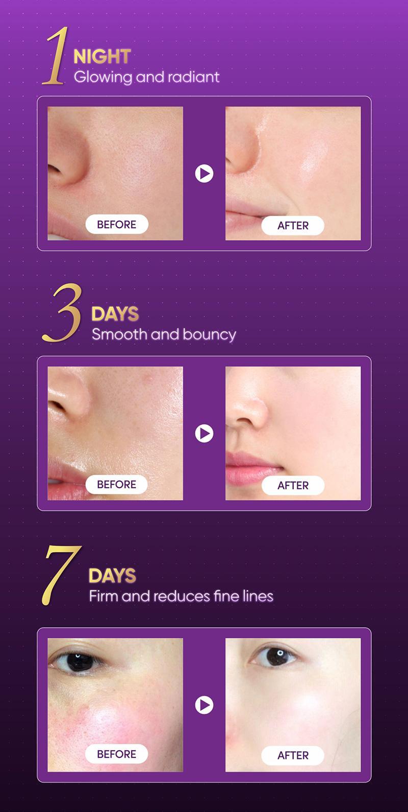 Product Introduction of Saludent 100g Whitening&Firming Facial Cream + 50g Glowing &Rejuvenating Night repair Cream Sakura Retinol Niacinamide Ceramide Nicotinamide Glutathione Arbutin Glowing Sakura Cream SPF50 PA+++ for Face Body 28