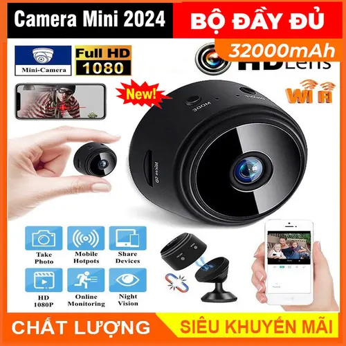 Camera Wifi Mini Không Dây A9 HD 1080P Có Hồng Ngoại Tầm Nhìn Ban Đêm Máy Quay An Ninh Gia Đình Có Thể Xem Trên Điện Thoại camera wifi không dây camera camera mini kết nối điện thoại camera mini sieu nhỏ camera mini camera ngoài trời camera ip kết nối