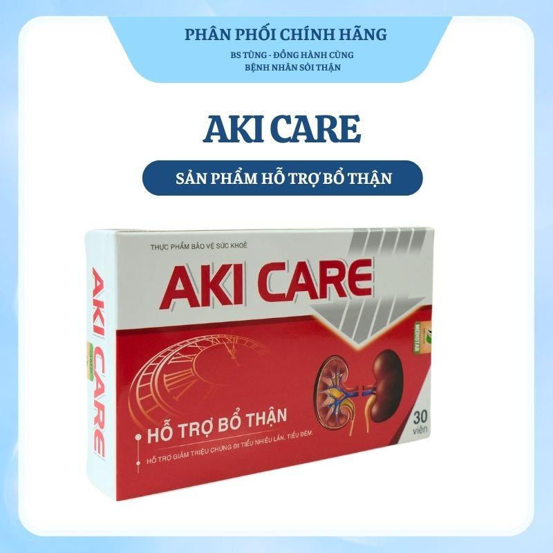 [ BS TÙNG ] Viên uống Akicare hỗ trợ bổ thận dành cho thận yếu, thận ứ nước, suy thận, nang thận, sau tán sỏi