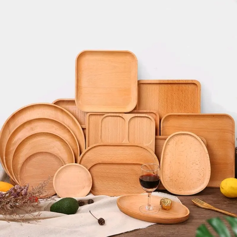 khay gỗ decor đủ mẫu và size dùng cho quán hoặc decor, chụp ảnh 1