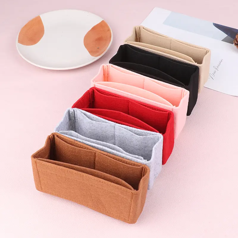 Túi Sắp Xếp, Cho Túi Mini, Túi Lưu Trữ, Túi Lót, Túi Ngăn Đựng Ví Nỉ, Túi Lót Túi Xách Bag Nhung 4
