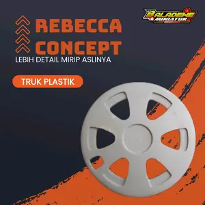 4pcs Wheldop Rebecca Concept Untuk Truk Plastik Anak