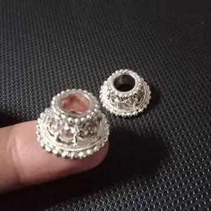 Mendak pusaka Perak Hias Permata MJ