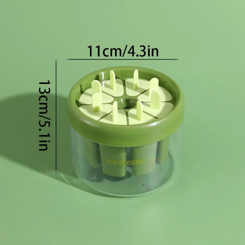 8-grid Ice Cream Mold, 1 Count Ice Cream Maker, Ice Cream Making Tool, Kitchen Utensils & Gadgets, Household Kitchen Products 1