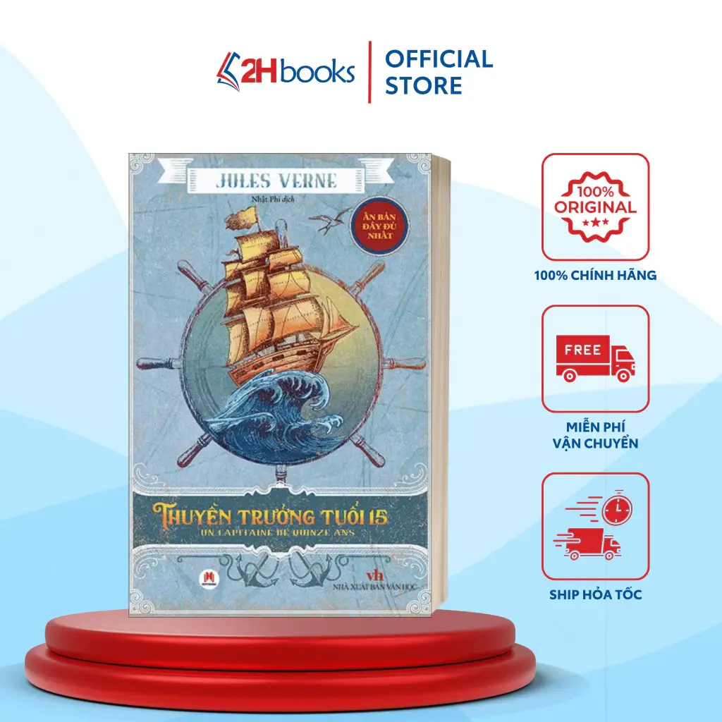 Sách - Thuyền Trưởng Tuổi 15 (Bìa Cứng) - 2HBooks