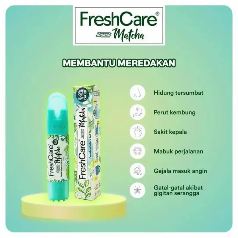 Freshcare Smash Ori & Matcha Roll on + Inhaler 2
