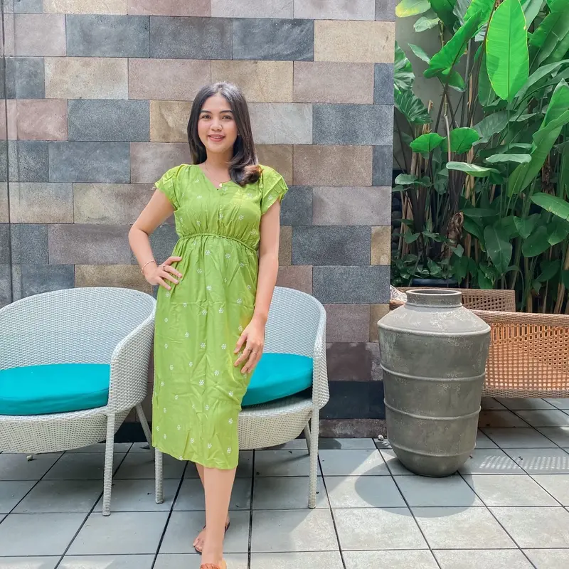 Daster bali elzah matcha 0