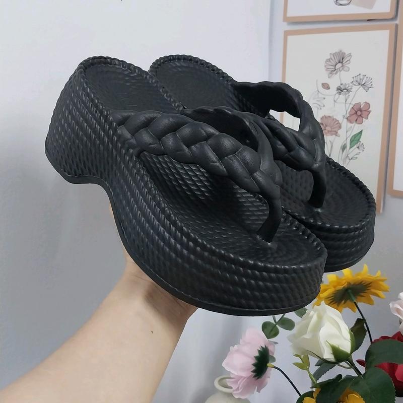  Dép Kẹp bánh mì kết bính Đê cao chóng trơn trượt . 