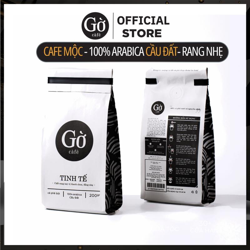 Gờ cafe gu TINH TẾ đắng nhẹ thanh chua - 100% ARABICA CẦU ĐẤT cà phê mộc rang xay nguyên chất hợp Cold Brew