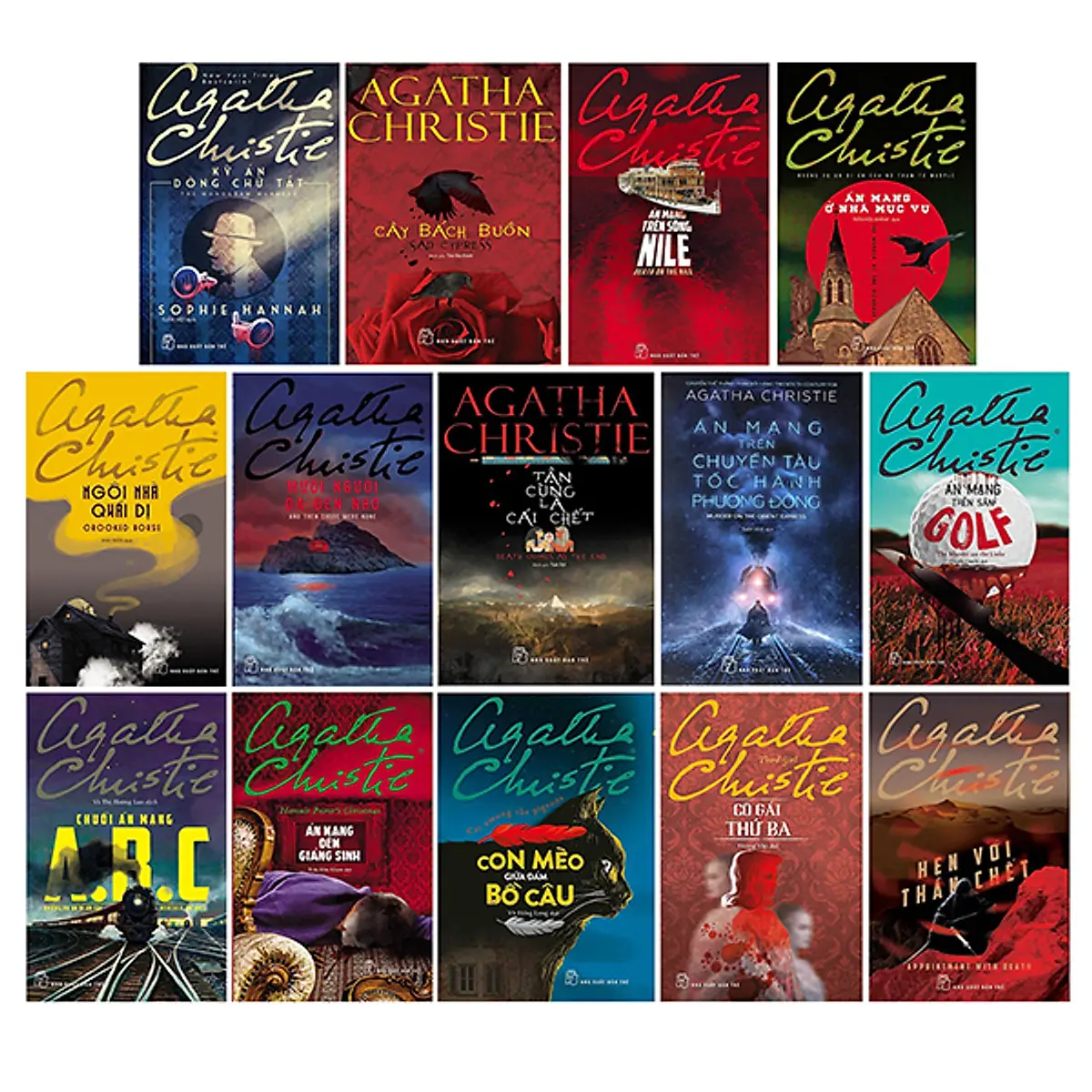 Sách - Tuyển Tập Trinh Thám Của Tác Giả 	Agatha Christie ( lẻ tùy chọn )