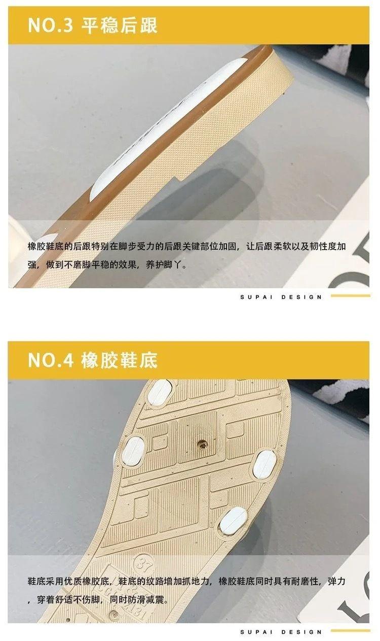 Product Introduction of Dép Đế Dày Chống Trượt, Dành Cho Nữ, Dép Quai Bệt Một Quai, Dép Dễ Phối Đồ Đi Biển Và Ngoài Trời, Hàng Mới Về Mùa Hè 2024 DéP Shoes GiàY 6