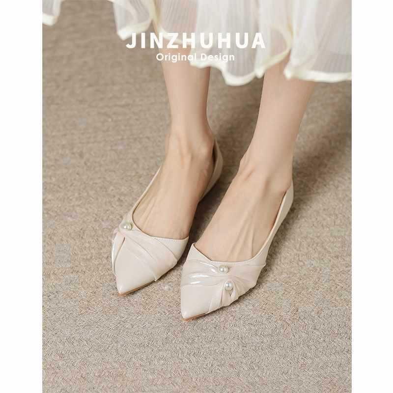 Giày búp bê ngọc da mềm cao cấp GD10 4