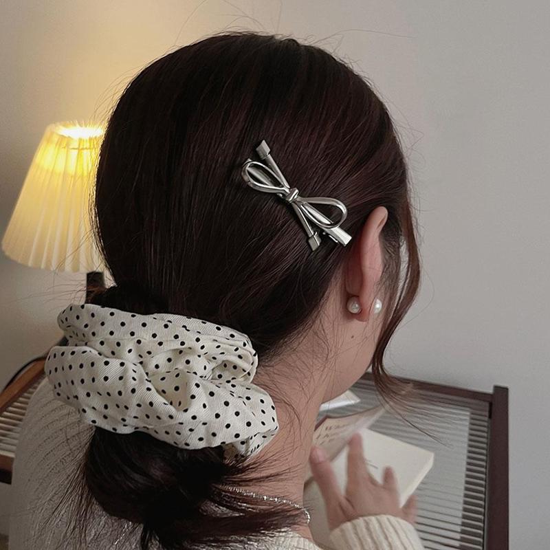 Product Introduction of Bow Hair Ring Simple Women's Fashion Hair Accessories 15