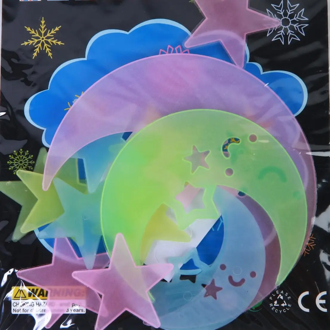 Valueshop - Sticker GLOW IN THE DARK  Wallpaper Dinding stiker Glow in the Dark - RANDOM 1set hiasan Plastik stiker stm
