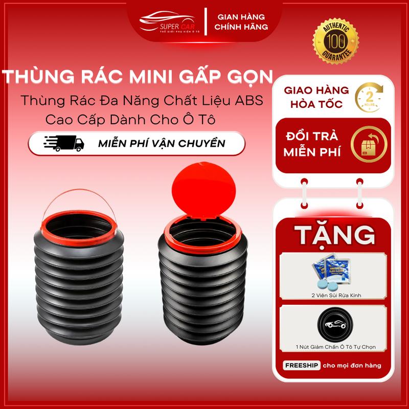 [MUA 1 TẶNG 2] - Thùng Đựng Rác Xe Hơi - Thùng Rác Mini Gấp Gọn ...