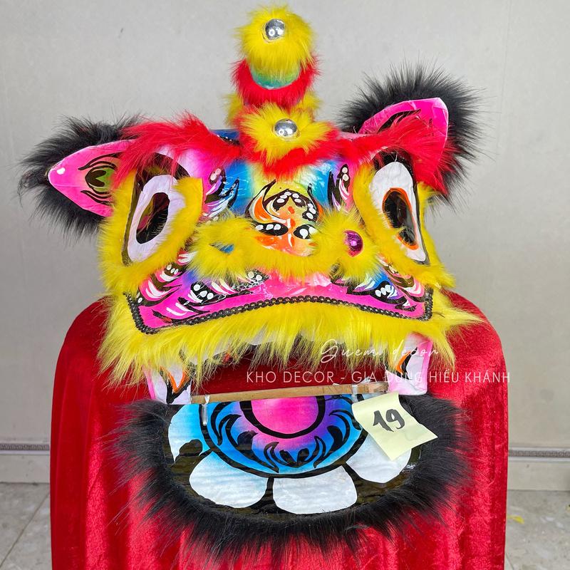 Đầu Lân Vẽ Tay, Đầu Lân Kim Sa để Trang Trí Tết Trung Thu - Mỗi mẫu chỉ có 1 chiếc