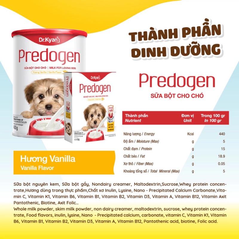 Product Introduction of Sữa Bột Dr.Kyan Predogen hỗ trợ cho chó ốm, còi xương, răng kém, túi 110g 9