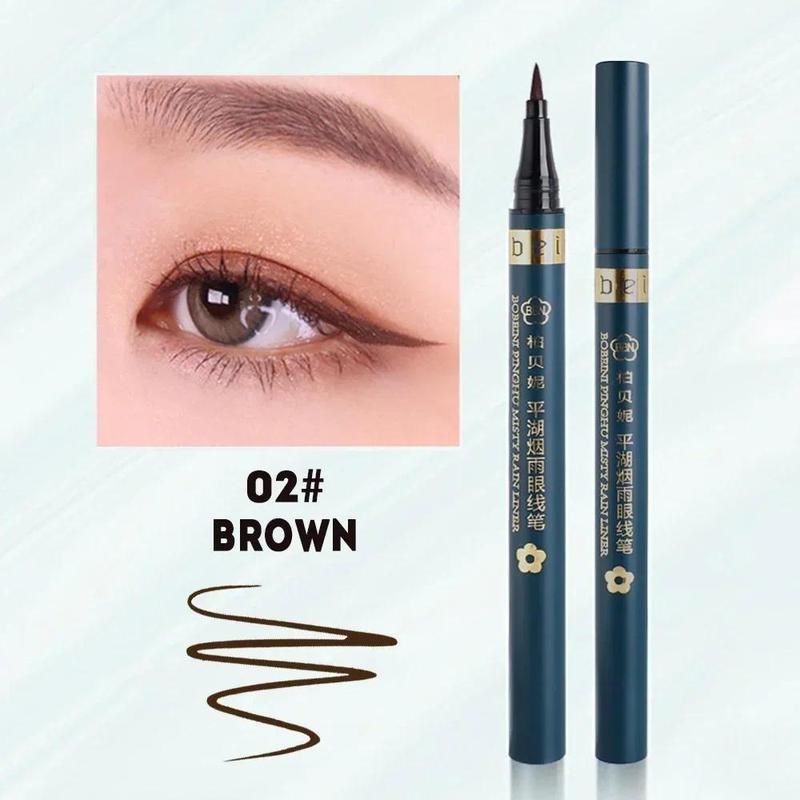 2 Colors Eyeliner Pencil Quick Dry Long-lasting Black Brown Eyeliner Pen Eye Makeup Makeup Tools 6