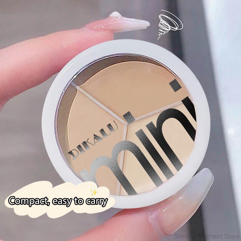 Product Introduction of 3Color Concealer Full Covers Dark Circles Acne Marks Spots Tear Furrows Concealer Cream Brighten Face Even Skin Color Foundation 4