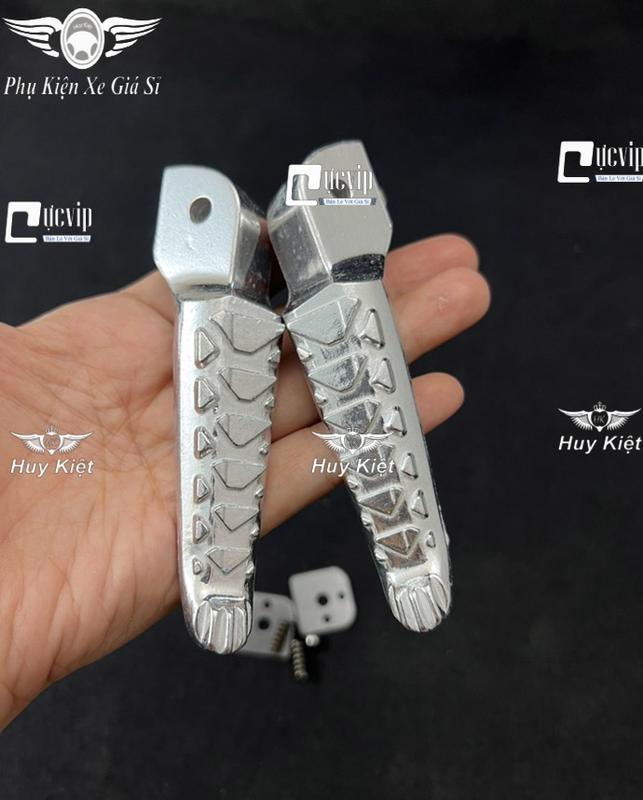 Cặp Gác Chân Sau Nhôm Kiểu Cá Sấu Gắn Wave Dream Future Vision Sonic AB 2013 - 2023 Vario 2015 - 2021 Sirius Exciter Jupiter MS6299