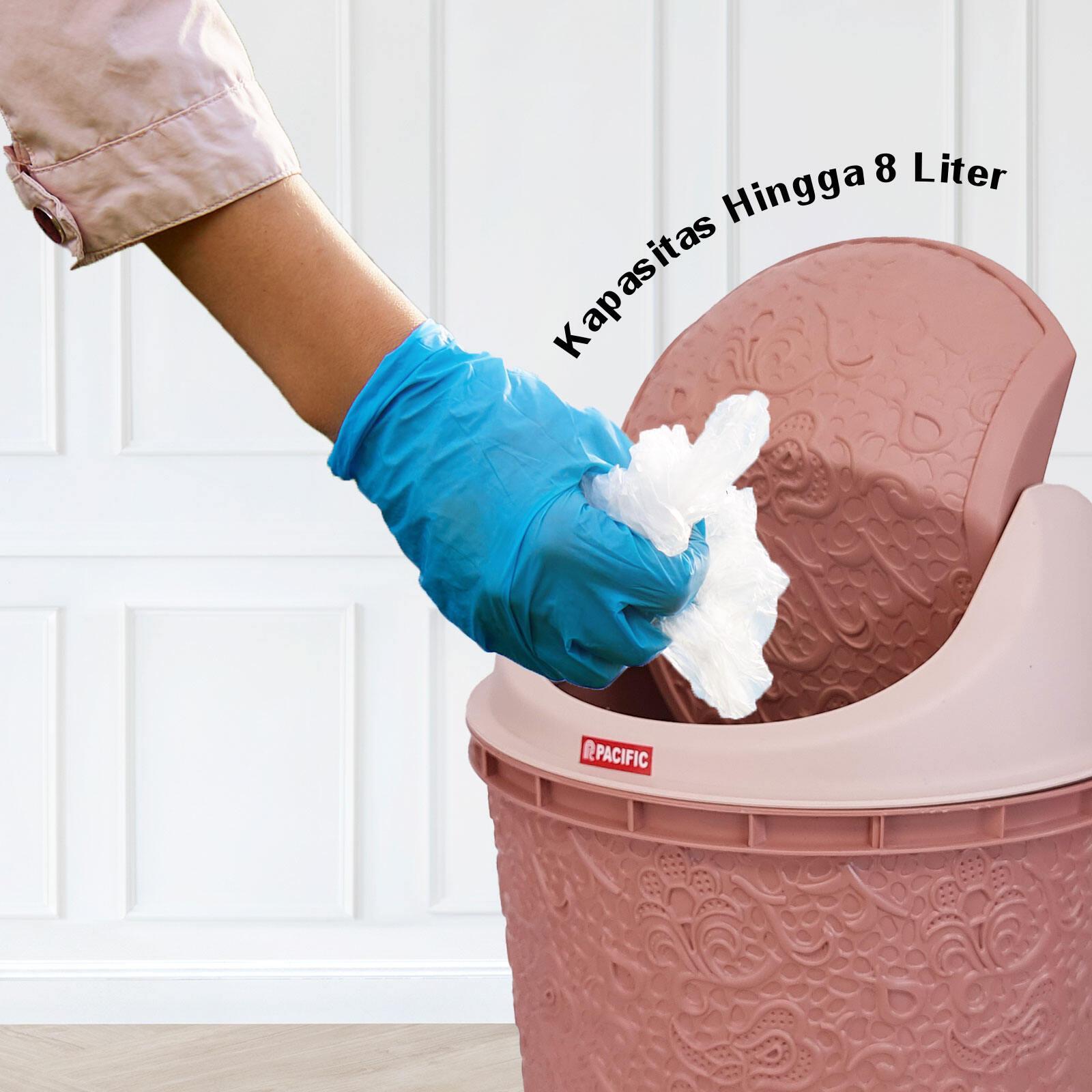 PACIFIC Tempat Sampah Batik Plastik Size M 22 x 35 CM Tutup Ayun Dustbin Plastic PP TEMPAT-SAMPAH-BATIK PACIFIC Tempat Sampah Batik Plastik Size M 22 x 35 CM Tutup Ayun Dustbin Plastic PP TEMPAT-SAMPAH-BATIK