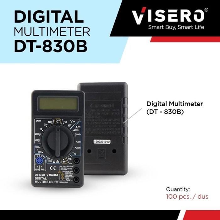 Visero DT-830B Multimeter Multitester Avometer Digital - Shop | Tokopedia