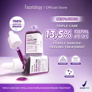 [Siap Kirim] Facetology Triple Care 13.5% Total Acids Purple Ranger Peeling Treatment eb