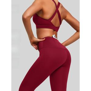 THESISIQUEEN Conjunto deportivo de yoga ajustado y a prueba de golpes para levantamiento de cadera, pilates y correr