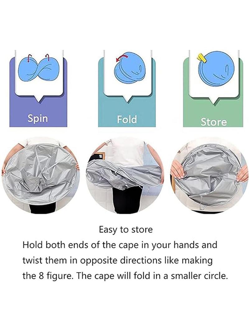 Product Introduction of Cute Kids Haircut Cape, Waterproof Foldable Haircut Cape, Hair Salon Tools & Accessories for Boys & Girls 2