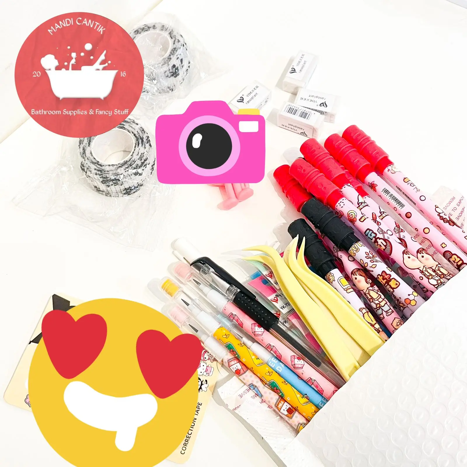 PAKET ALAT TULIS BUBBLE UKURAN 29.5 CM X 17,5 CM Stationery