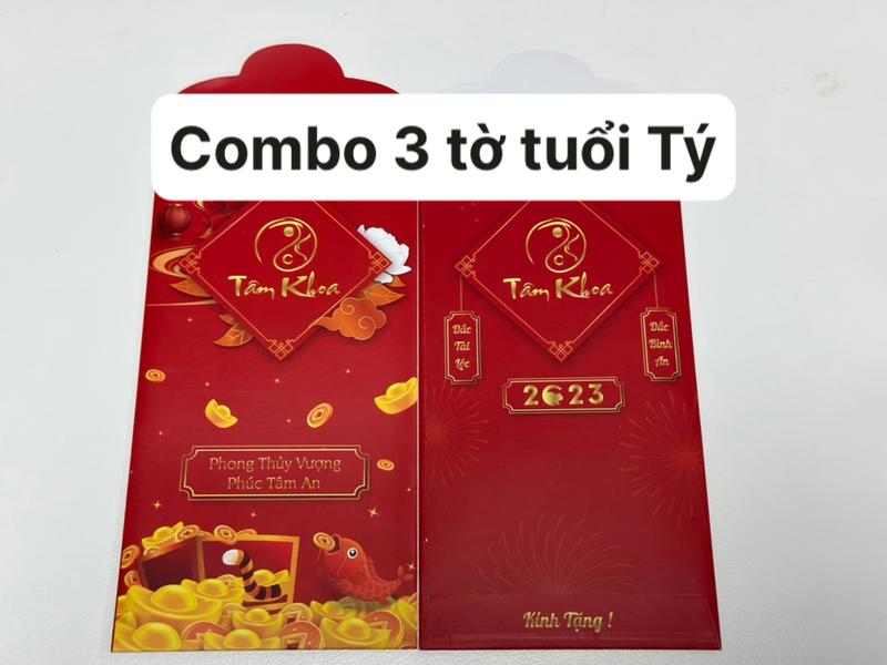 Bao lì xì combo mười hai con giáp 1