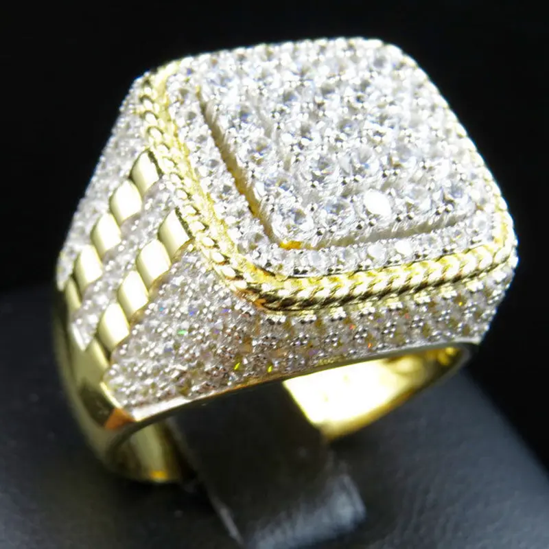 Men's hip-hop ring domineering personality ring unique domineering men's ring