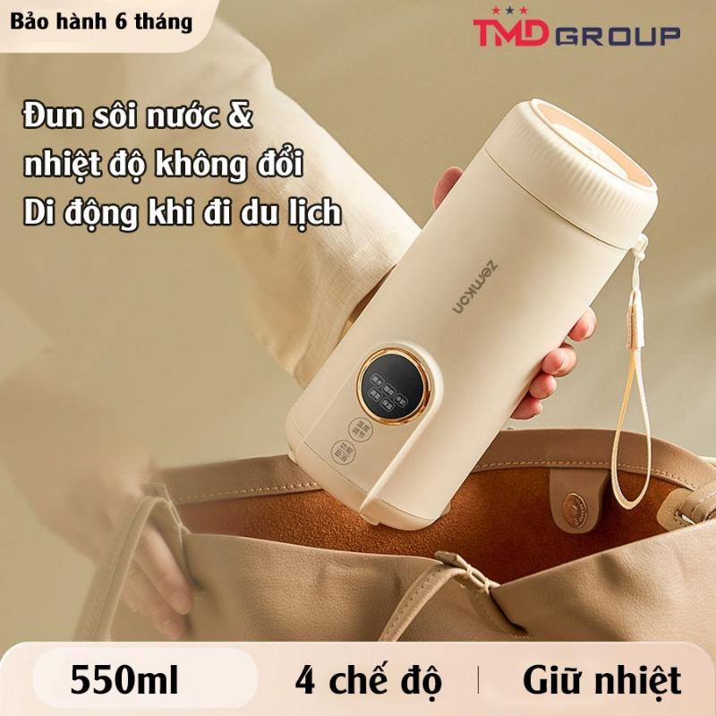 [Sản phẩm mới bán chạy] đun siêu tốc ZEMKON dung tích 550ml, bình đun - pha sữa di động du lị, du lịch bảo hành 12 tháng dung tích 550ml, bình đun nhép môn chạy] gỉ 316 6