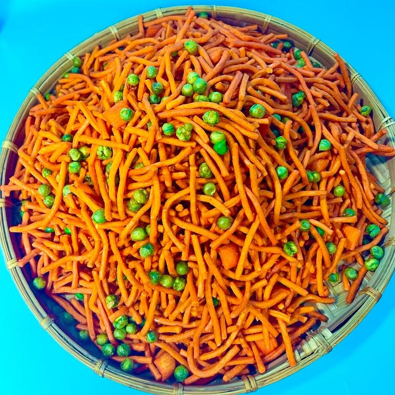 5 Bịch 500g Bimbim Que Đậu  -  Bimbim Tăm Đậu Hà Lan  -Món Ăn Vặt   và Mặn Mặn