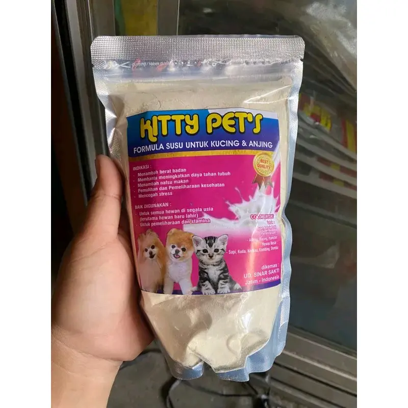 Susu Kucing Kitty Pet 250 Gram - Menambah Berat Badan, Meningkatkan Daya Tahan Tubuh, Meningkatkan Nafsu Makan