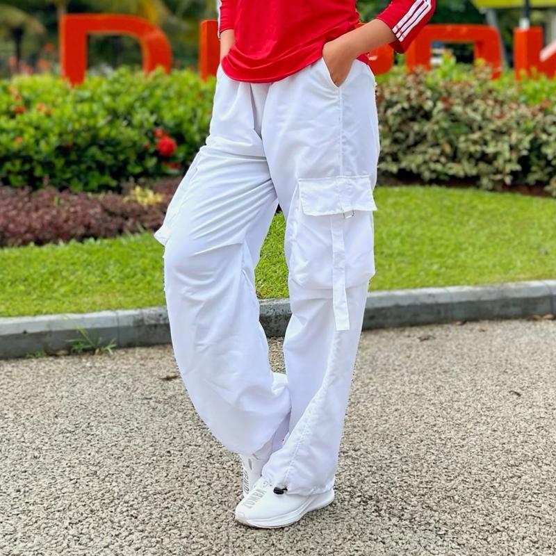 Celana Cargo Harajuku (Celana Saja) 10Warna Lengkap Bahan Parasut Unisex (Pembelian Khusus Hanya Celana Cargo Saja) 7