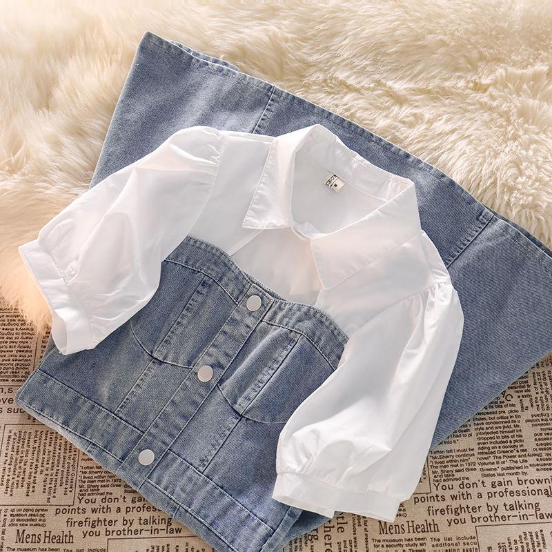 Váy Denim, Trang Phục Nữ Thời Trang, Ngoại Cỡ, Cô Gái Đầy Đặn, Bó Sát Eo, Thích Hợp Cho Học Sinh, Váy Mùa Hè Thêu, Cao Cấp, Váy Chữ A Tuyệt Đẹp 0