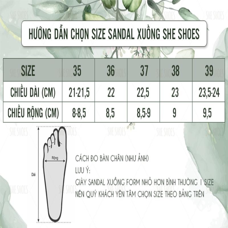 Product Introduction of Giày sandal đế xuồng ️Freeship️ sandal quai ngang 9p siêu xinh. ĐỘC QUYỀN BỞI SHE SHOES - SDX09055 8