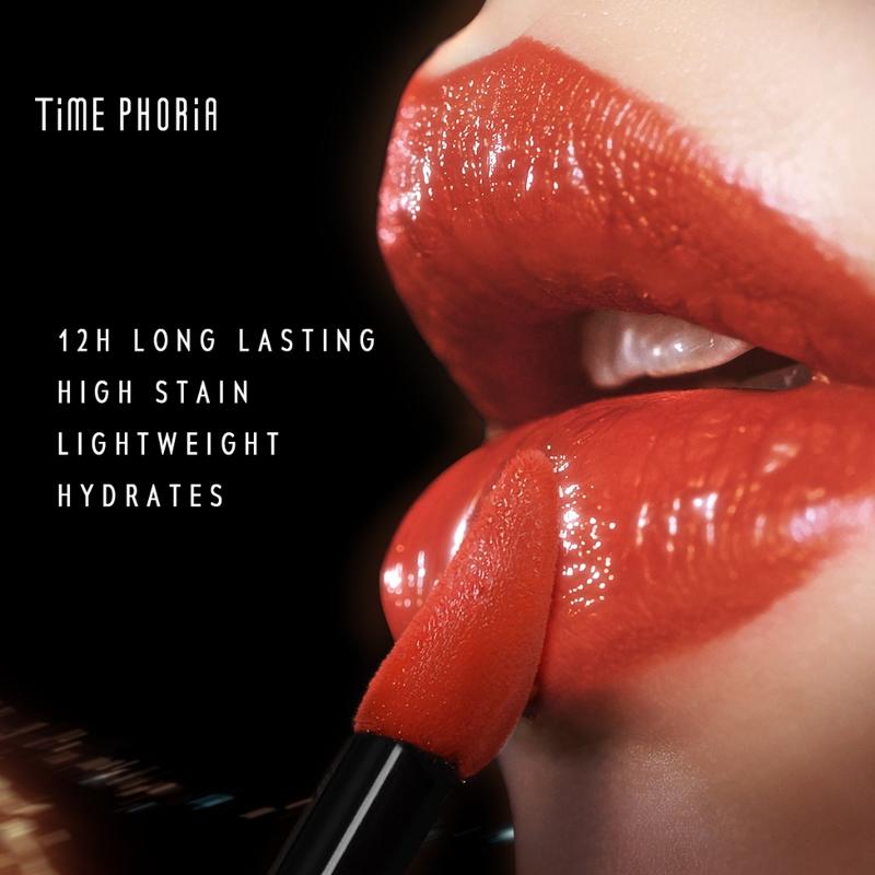 【NEW】TIMEPHORIA-MORE COLORS 2 PCS STELLAR DUST LIP STAIN 5ML+Nebula Velvet Lip Cream  | Dual-Effect Velvet Staining Lip Set，bold, lightweight, long-lasting color. silky smooth, 12-hour wear Lipstick Lipstick 6