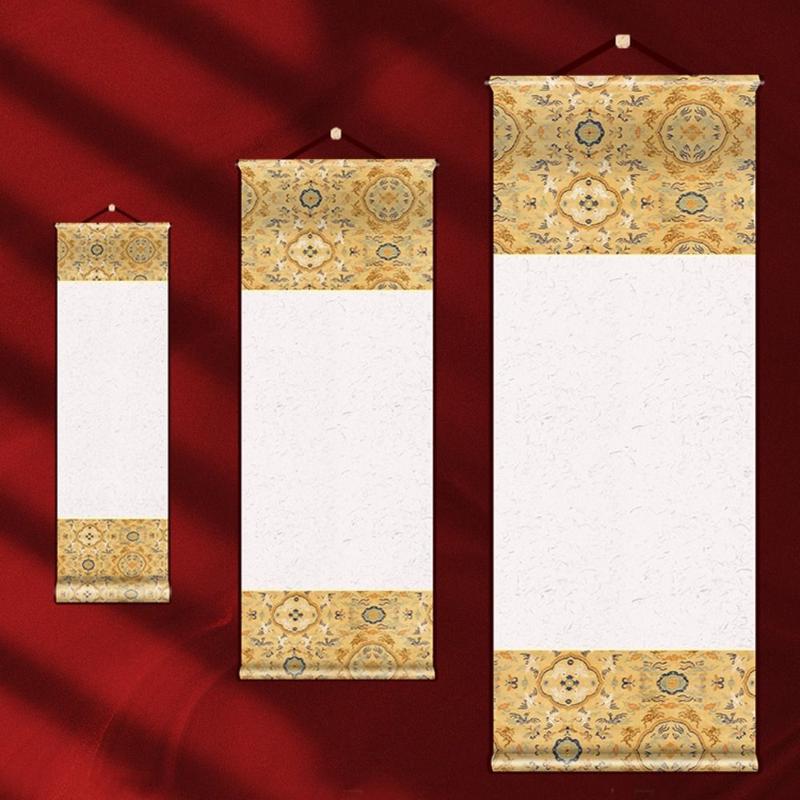Di động Giấy vẽ Cuộn giấy gạo cổ điển Phong cách Trung Quốc Cán bằng tay Trống…